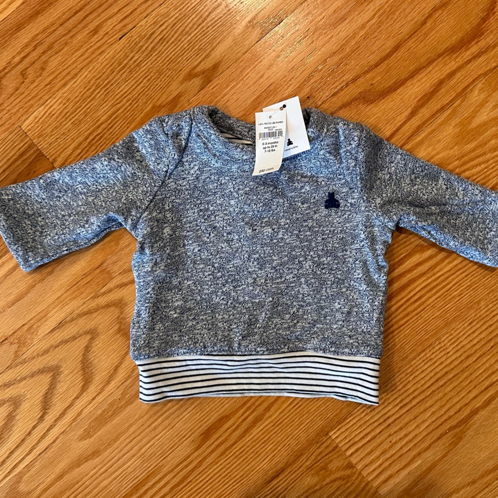 BabyGap Reversible Sweater - size 0-3 months